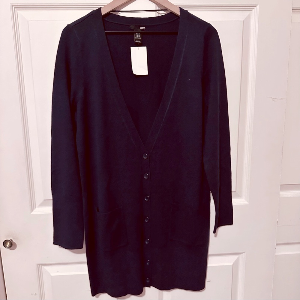 HM | Sweater | HM Plum Long Cardigan